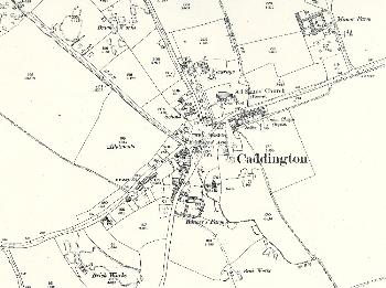 Caddington village in 1901